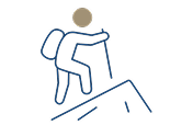 hiking icon