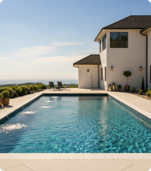 Home with pool