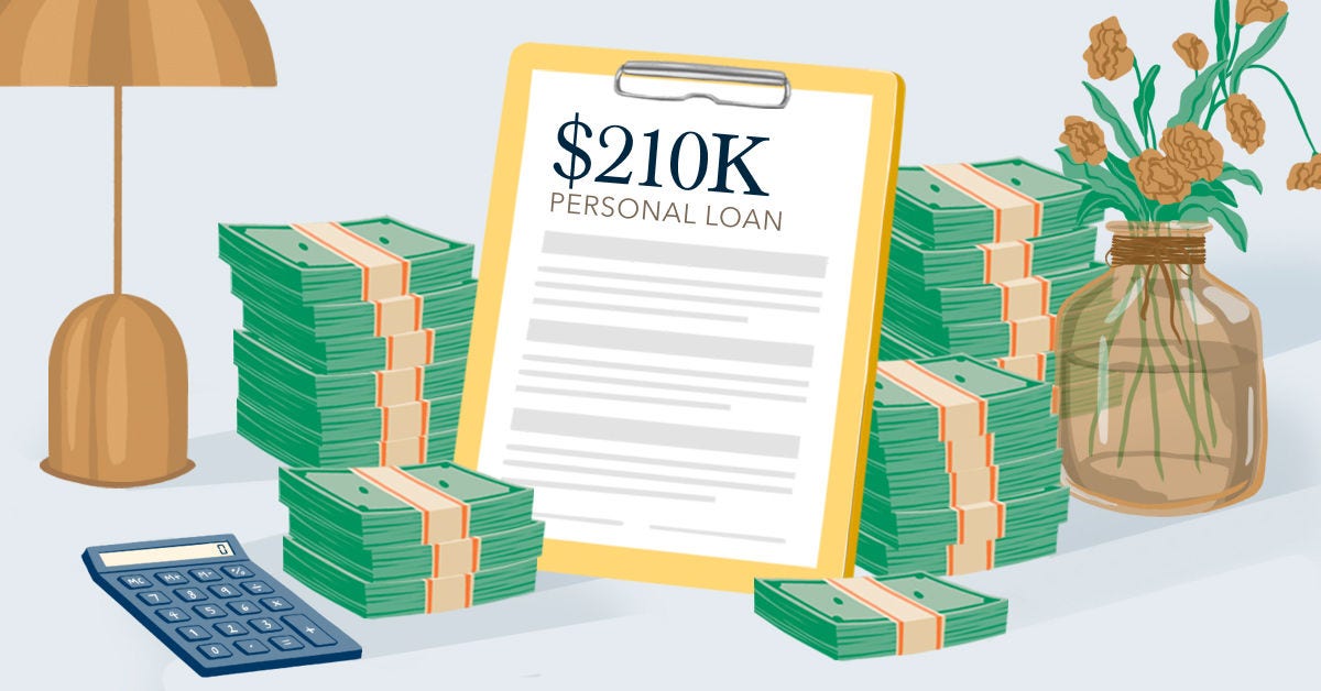 $210,000 personal loan