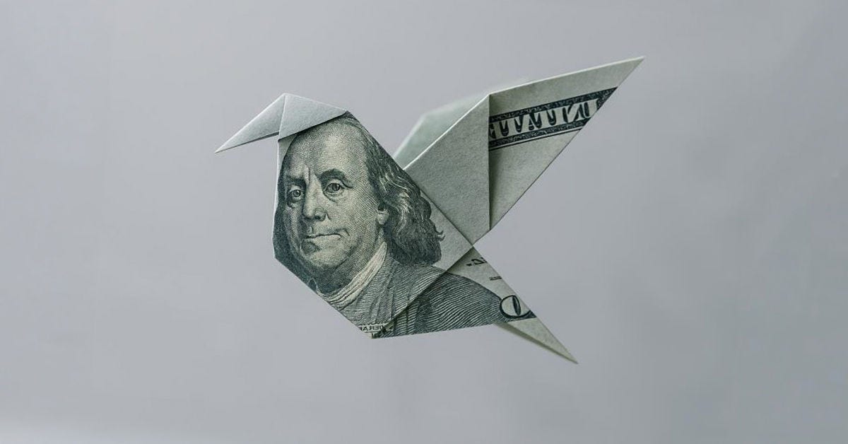 Woman smiling and reading