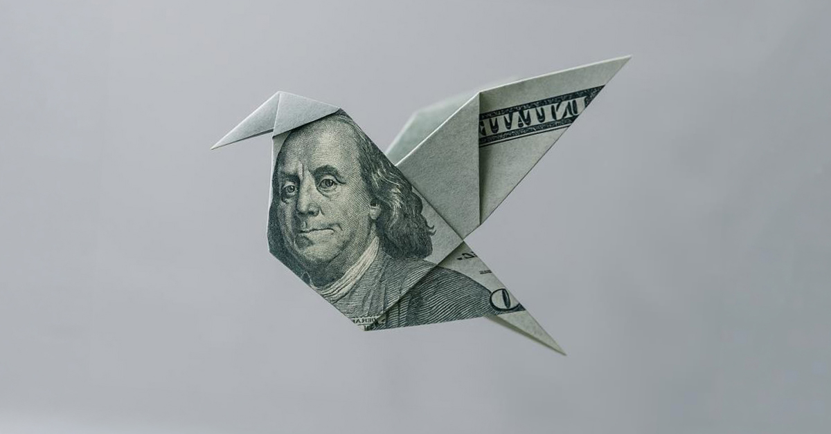 Woman smiling and reading